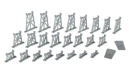 N Bachmann 26 pcs Graduated Trestle Set 42523 - MPM Hobbies