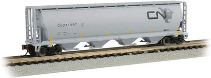 N Bachmann CN - North American Logo - 4 Bay Cylindrical Grain Hopper 19159 - MPM Hobbies
