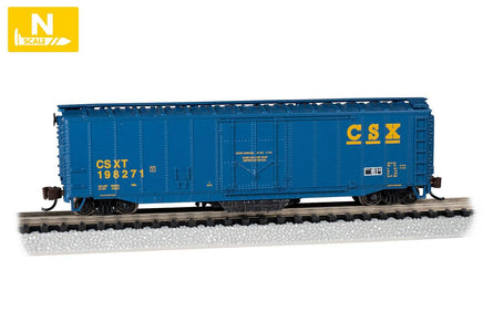 N Bachmann CSX #198271 - Track Cleaning 50' Plug-Door Boxcar 16370 - MPM Hobbies