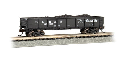N Bachmann D&RGW #50435 - 40' Gondola Car 17254 - MPM Hobbies