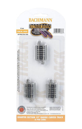 N Bachmann E-Z NS 1/4 Section 19" Radius Curved 44836 - MPM Hobbies