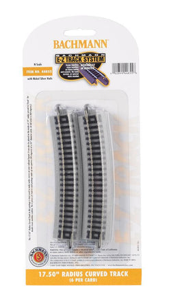 N Bachmann E-Z NS Track 17.50" Radius Curved 44855 - MPM Hobbies