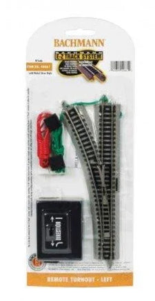 N Bachmann E-Z Track Remote Turnout- Left - MPM Hobbies