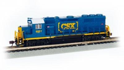N Bachmann EMD GP40 - CSX #6007 - 66359 - MPM Hobbies