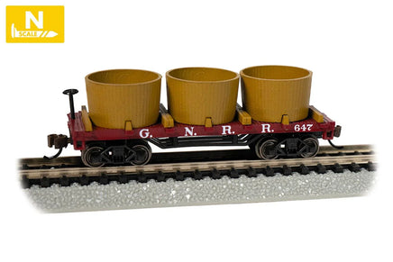 N Bachmann Great Northern - Old Time Water Tank Car 15555 - MPM Hobbies