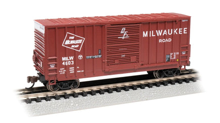 N Bachmann Milwaukee Road #4603 - Hi Cube Boxcar 18255 - MPM Hobbies