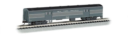 N Bachmann New York Central - 72' Smooth-Side Baggage Car 14455 - MPM Hobbies