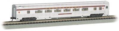 N Bachmann PRR #1572 - 85' Coach with Lighted Interior 14756 - MPM Hobbies