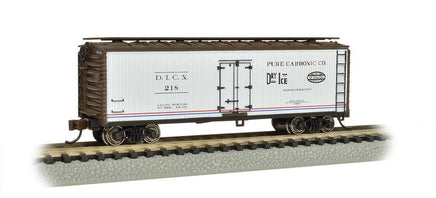 N Bachmann Pure Carbonic Company - 40' Wood Side Refrigerated Box Car 19855 - MPM Hobbies