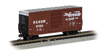 N Bachmann Rio Grande #67422 (Brown) - Hi Cube Boxcar 18253 - MPM Hobbies