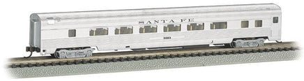 N Bachmann Santa Fe #3083 - 85' Streamline Fluted Coach Car 14755 - MPM Hobbies