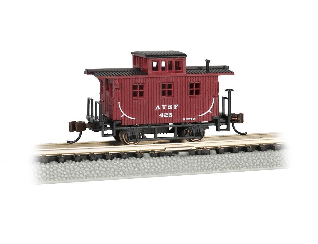 N Bachmann Santa Fe Caboose Bobber antiguo 15753 MPM Hobbies
