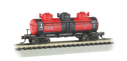 N Bachmann Transcontinental Oil Co. - 3 Dome Tank Car 17154 - MPM Hobbies