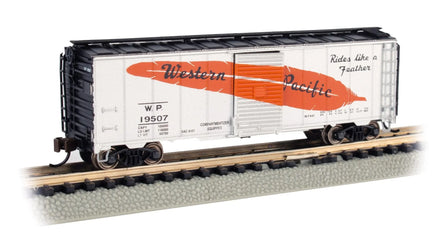 N Bachmann Western Pacific #19507 - AAR 40' Steel Boxcar 17072 - MPM Hobbies