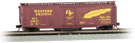 N Bachmann Western Pacific #56057 - Track Cleaning 50' Plug-Door Boxcar 16367 - MPM Hobbies