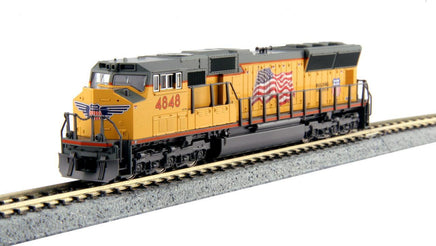 N Kato EMD SD70M Flared Radiator - Union Pacific "Flag" #4848 w/ESU LokSound DCC Installed 1768610L - MPM Hobbies
