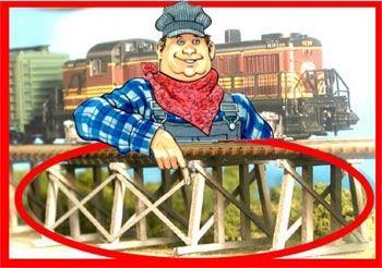 N Scale Bar Mills Lowboy Trestle 304 - MPM Hobbies