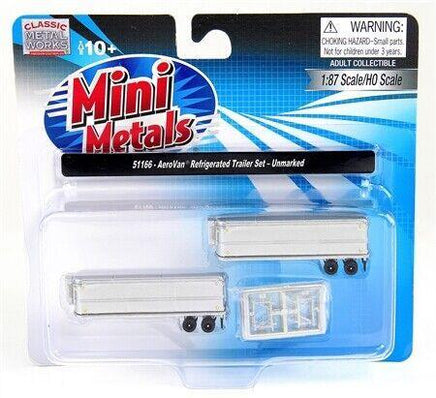 N Scale Classic Metal Works 1940-1960 32' Aerovan Reefer Trailer 51166 - MPM Hobbies