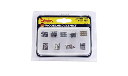 N Woodland Assorted Skids 2161 - MPM Hobbies