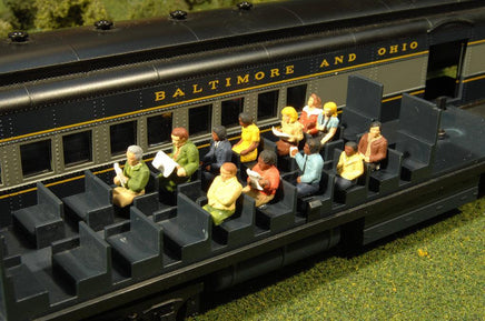 O Scale Bachmann Waist-Up Seated Platform Passengers 33165 - MPM Hobbies