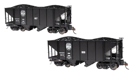 On30 Bachmann East Broad Top #807 & #808 - 2 Bay Steel Hopper 27902 - MPM Hobbies