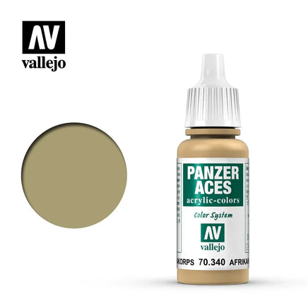 Vallejo Panzer Aces Afrikakorps Tank Crew Highlights 17ml 70340 - MPM Hobbies