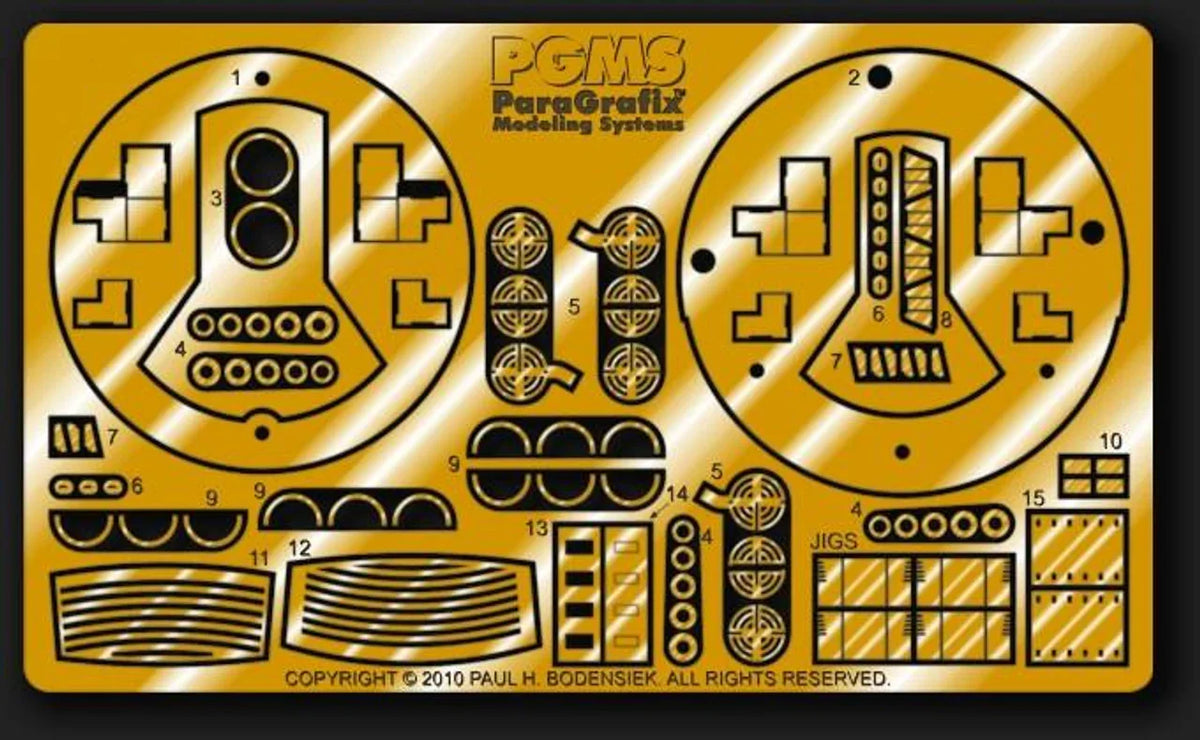 Paragrafix 1/12 Forbidden Planet Robby the Robot Photo-Etch Set