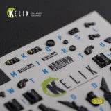 1/35 Reskit AH-64D Apache interior 3D decals for Meng kit (1/35)