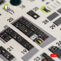 1/48 Kelik F-14D Tomcat interior 3D decals for Tamiya kit