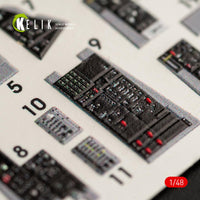 1/48 Kelik F-14D Tomcat interior 3D decals for Tamiya kit