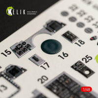 1/48 Kelik F-14D Tomcat interior 3D decals for Tamiya kit