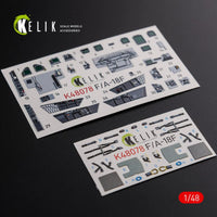 1/48 Reskit F/A-18F Super Hornet interior 3D decals for MENG kit - MPM Hobbies