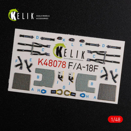 1/48 Reskit F/A-18F Super Hornet interior 3D decals for MENG kit - MPM Hobbies