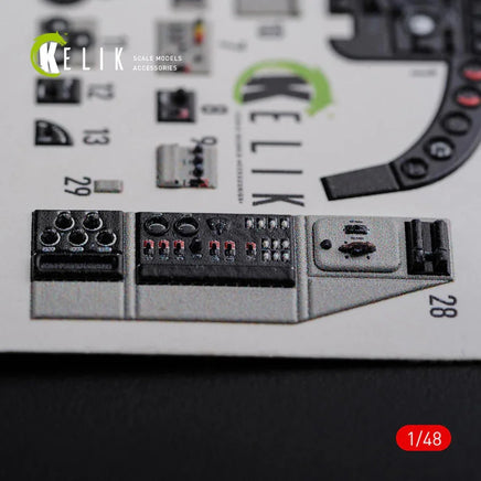 1/48 Reskit KI-21 interior 3D decals for ICM kit - MPM Hobbies