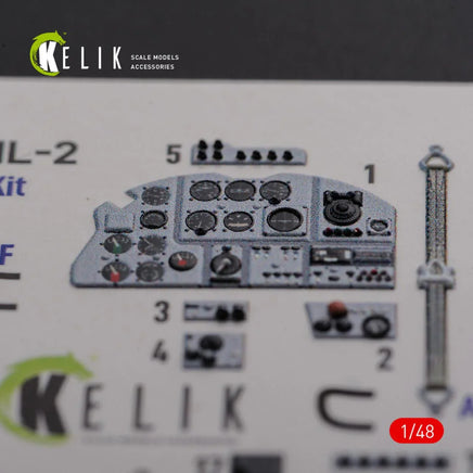 1/48 Reskit IL-2 Shturmovik interior 3D decals for Tamiya kit - MPM Hobbies