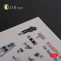 1/48 Reskit IL-2 Shturmovik interior 3D decals for Tamiya kit - MPM Hobbies