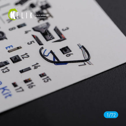 1/72 Reskit BF109 G-6 interior 3D decals for Tamiya kit - MPM Hobbies