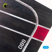 1/72 Kelik HMS Victoriuos rear Lift 1964 Base - Acrylic 3 mm (280 x 180 mm) (170 g)