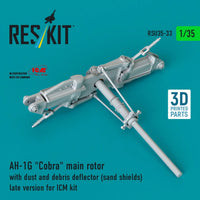 1/35 Reskit AH-1G Cobra main rotor with dust and debris deflector (RSU35-0033)