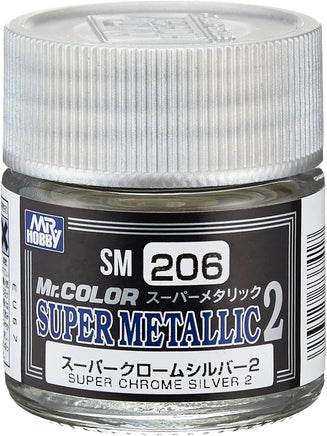 Mr. Hobby - Mr. Color Super Chrome Silver 2 (10ml) - SM206 - MPM Hobbies