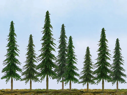 HO Scale JTT - Scenic Spruce 4" to 6" 24/pk - 92027 - MPM Hobbies