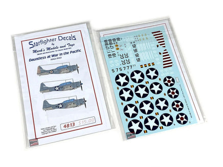1/48 Starfighter Decals - SBD-3 Dauntless at War in the Pacific - MPM Hobbies