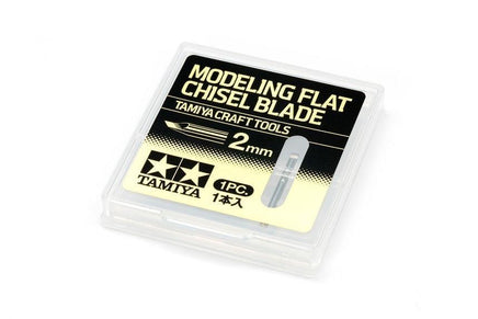Tamiya Modeling Flat Chisel Blade 2mm 74143 - MPM Hobbies