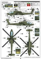 1/35 Trumpeter AH-64A Apache Helicopter Early Plastic Model Kit