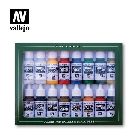 Vallejo Set of 16 (17ml) Napoleonic Colors French & British 1789-1815 - 70149 - MPM Hobbies
