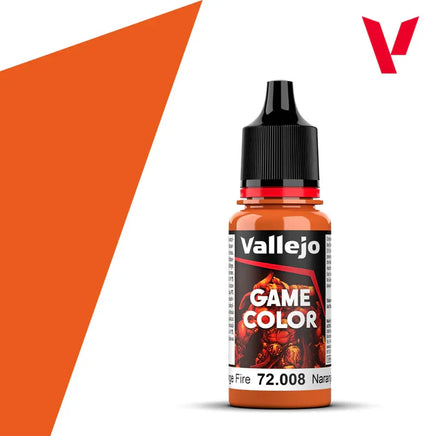 Vallejo 18ml Orange Fire - 72008 - MPM Hobbies