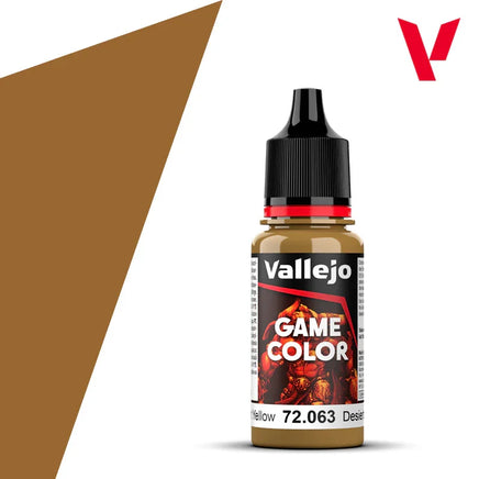 Vallejo 18ml Desert Yellow - 72063 - MPM Hobbies