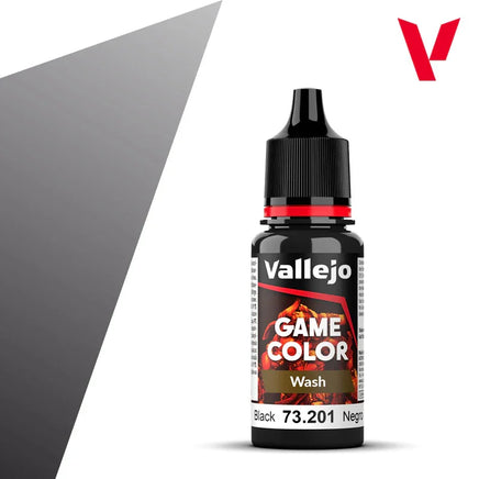 Vallejo Game Color Black Wash 18ml 73201 - MPM Hobbies