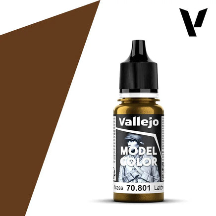 Vallejo 18ml Brass - 70801 - MPM Hobbies
