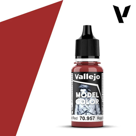 Vallejo 18ml Flat Red - 70957 - MPM Hobbies